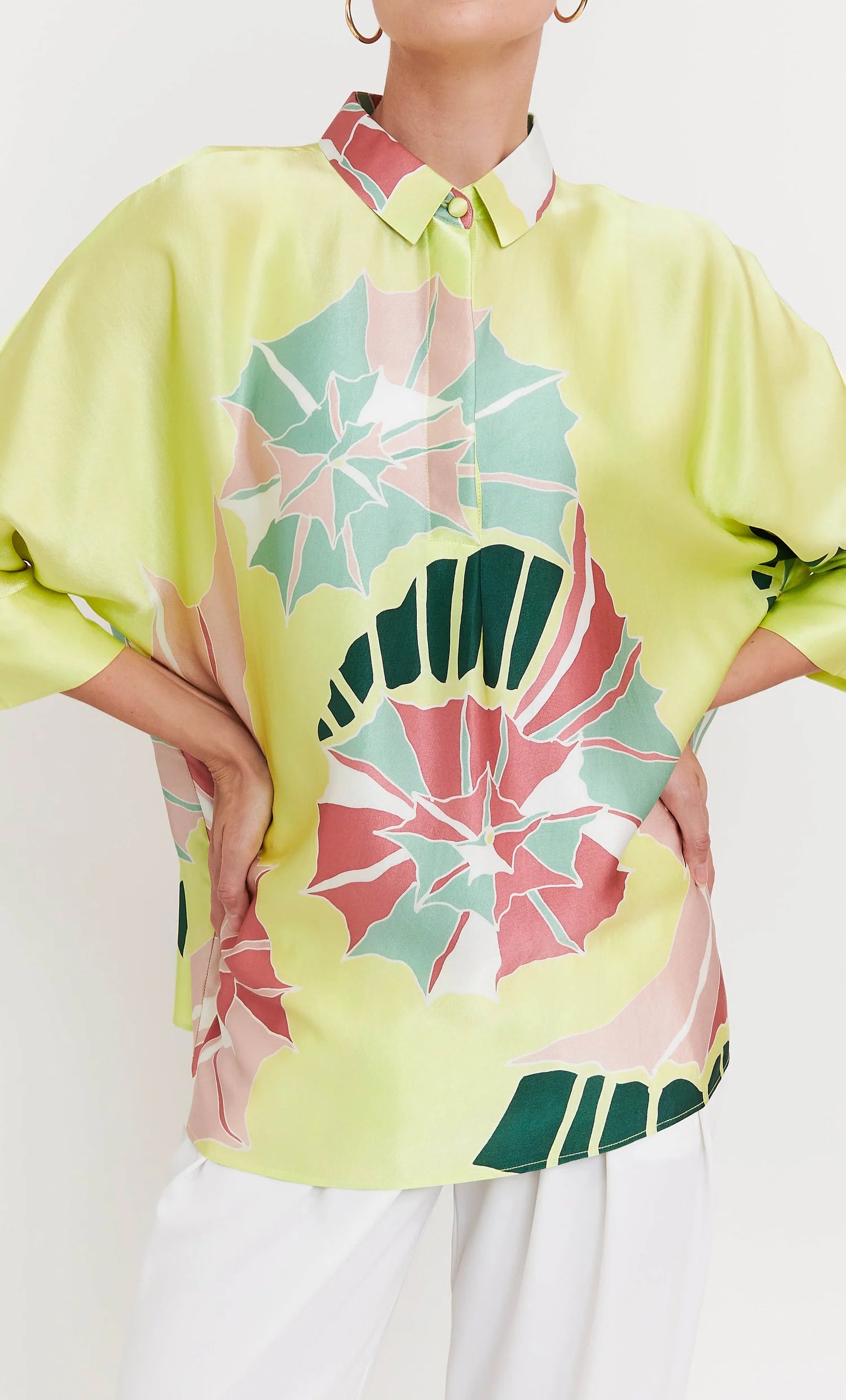 Rossa  Satin Silk Co-Ord Set